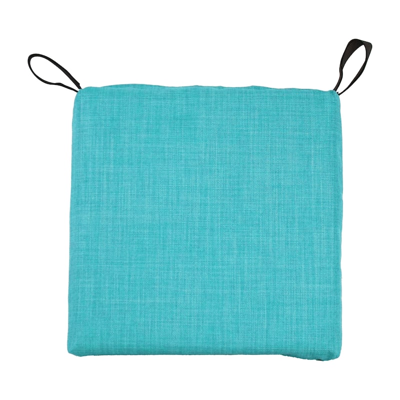 16-inch Indoor/Outdoor Solid Chair Cushions (Set of 2) - 16 x 16