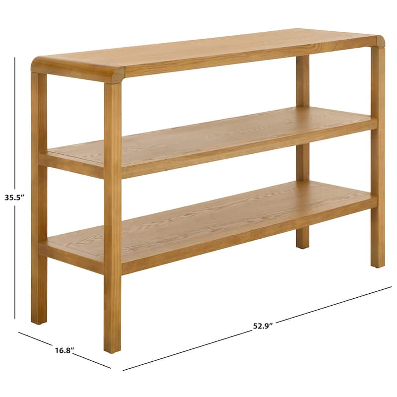 SAFAVIEH Home Omara 2 Shelf Console Table - 53"W x 17"D x 36"H