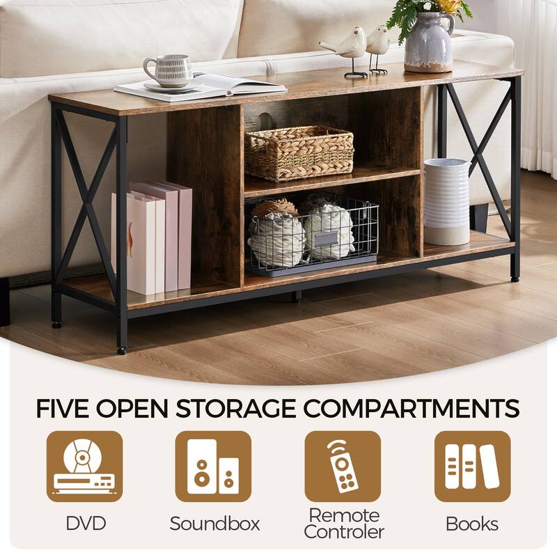 Yaheetech 55" W TV Stand TV Console Table for Living Room