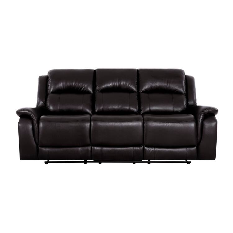 Manual Leather Reclining Sofa Collection – Recliner Furniture for Living Room & Home Office