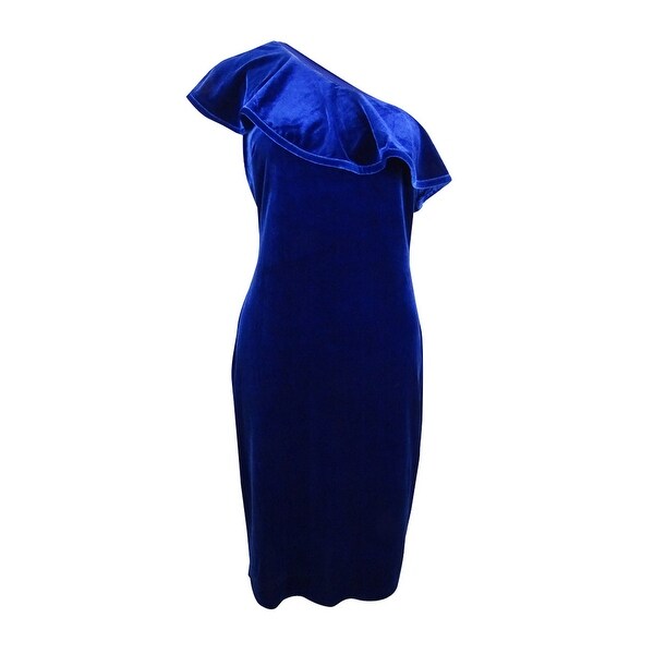 sapphire velvet dress