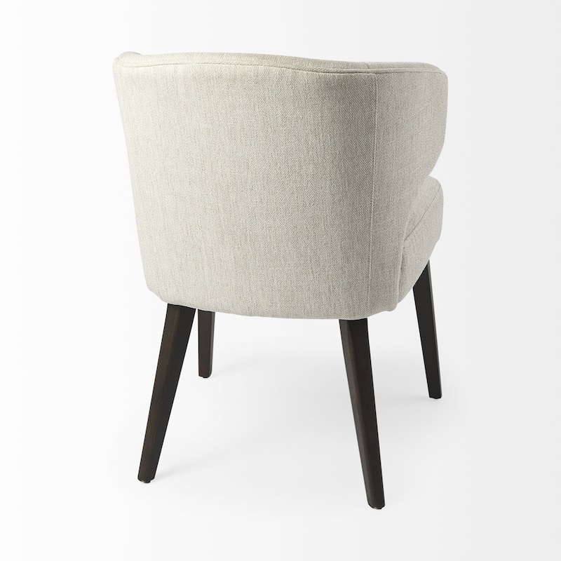 Wingback Dining Chair with Wood Legs for Living Room Bedroom - 21” x 20” x 30”