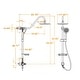preview thumbnail 3 of 9, Topcraft Shower Head with Handheld Shower System