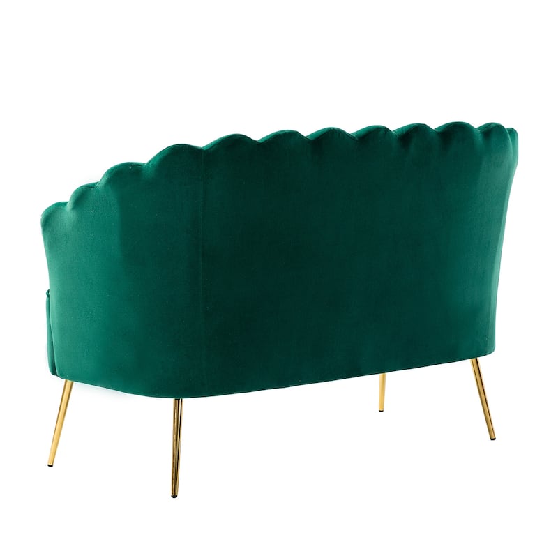 Xabier 52''Loveseat with Flower Shaped Back Design