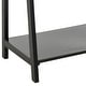 preview thumbnail 4 of 3, SAFAVIEH Albert Black Etagere - 28" x 16" x 72.2" - 28" x 16" x 72.2"