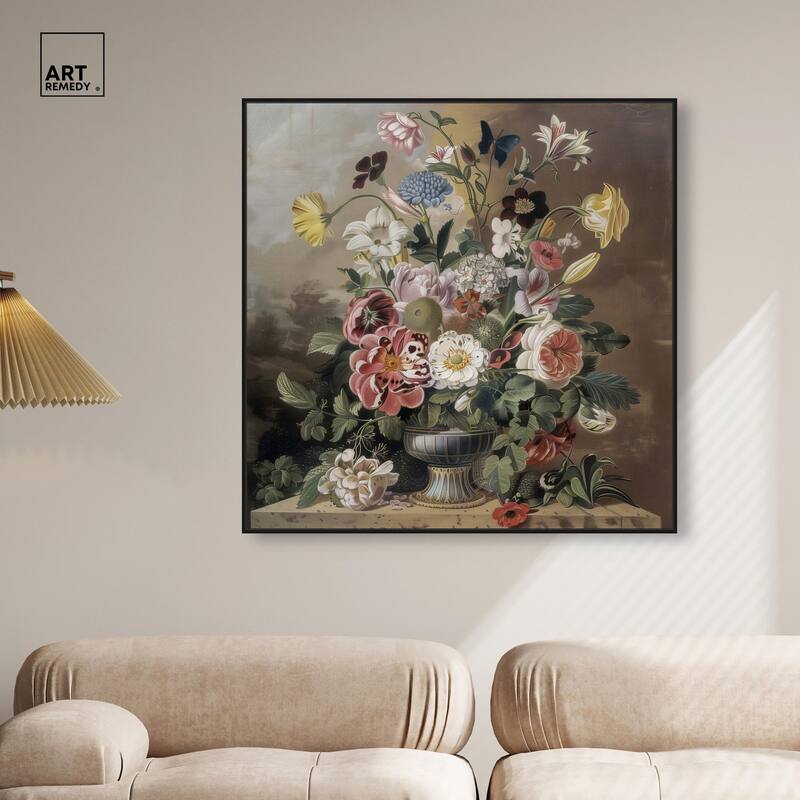 Classical Dream Vase Canvas by Art Remedy