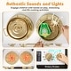 preview thumbnail 17 of 18, Gymax Wooden Kitchen Playset w/Realistic Lights & Sounds Stoves Sink