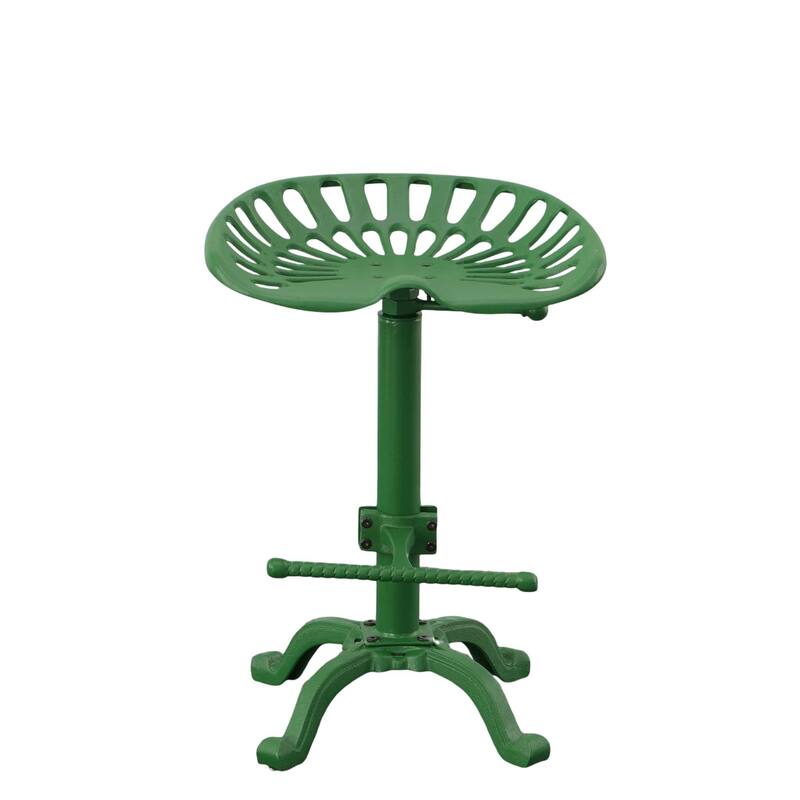Adjustable Iron Tractor Seat Barstool