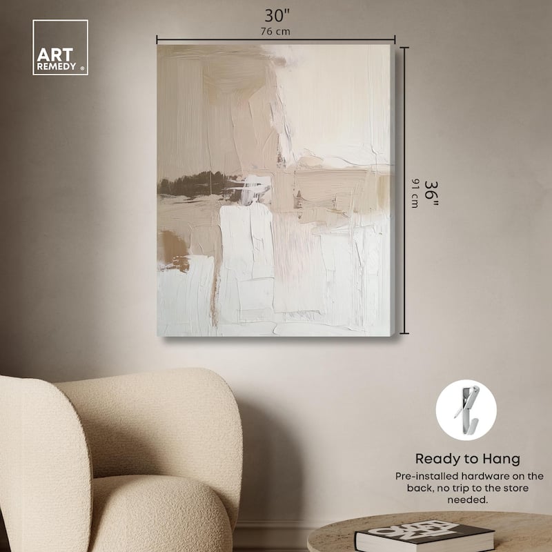 Subtle Earth Tones I Canvas by Art Remedy, Gallery Wrapped