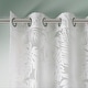 preview thumbnail 14 of 32, Madison Park Leilani Palm Leaf Burnout Window Curtain Sheer