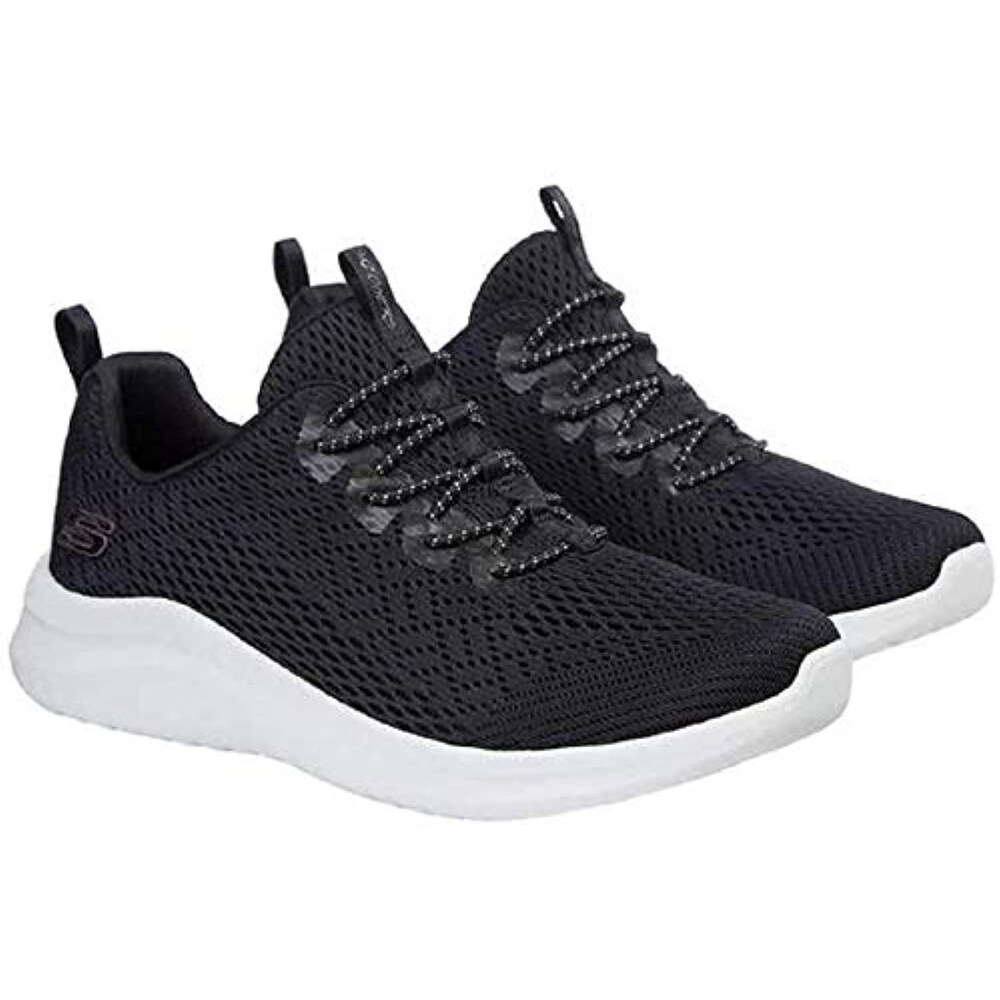 ladies black skechers size 8