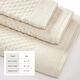preview thumbnail 93 of 193, Linery & Co. Cotton Diamond Waffle Texture Bath Towels.