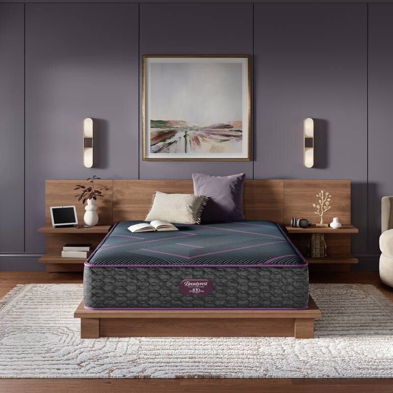 Beautyrest World Class Level Three Hybrid Medium Mattress - Dark Blue