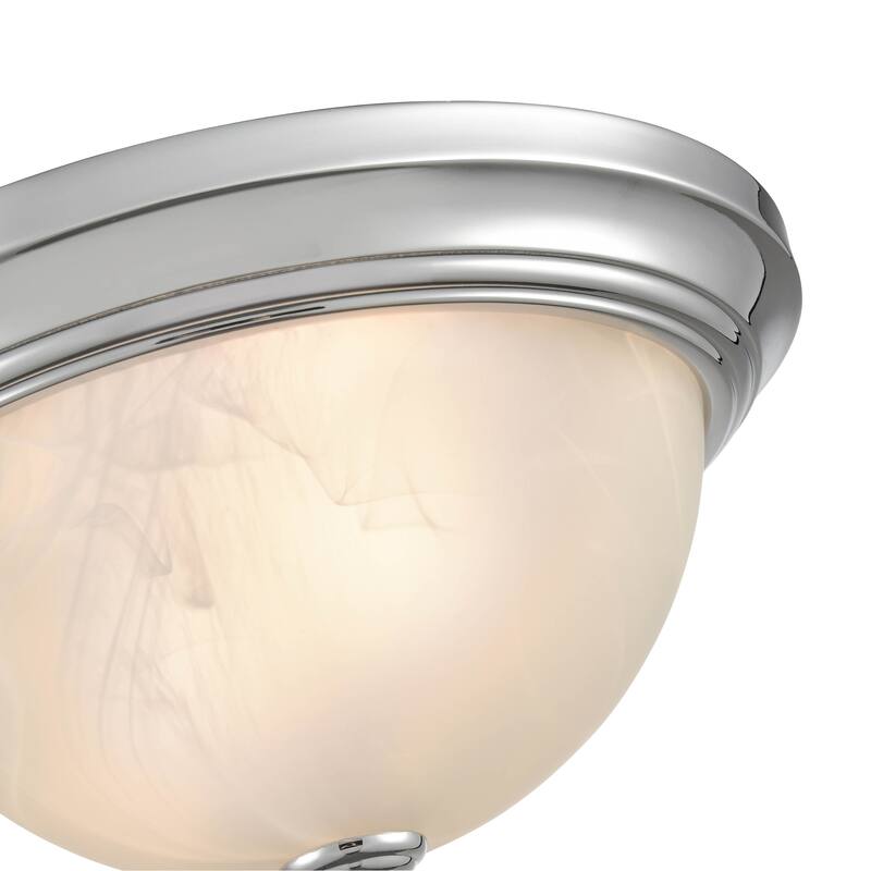 Millennium Lighting Metal 2 Light Flush Mount Ceiling Fixture in Multiple Finishes - N/A
