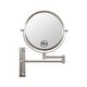 preview thumbnail 16 of 20, 8 inch Double-Sided Framed Wall Mounted Magnifying Bathroom Mirror Silver