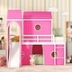 preview thumbnail 9 of 20, Kids Bed Wooden Loft Bed with Slide,Tent&Tower