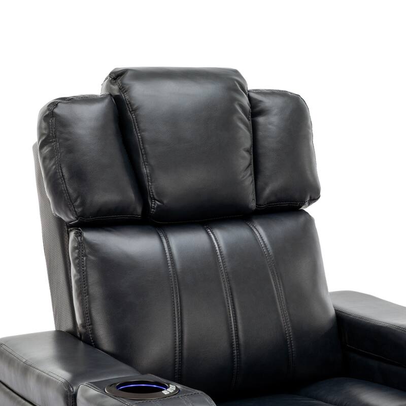 PU Leather Power Recliner Individual Seat