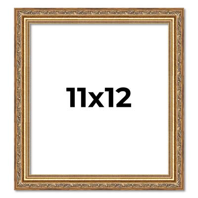 11x12 Frame Red Solid Wood Picture Frame Width 1.75 Inches | Interior Frame Depth 1 13/16 Inches