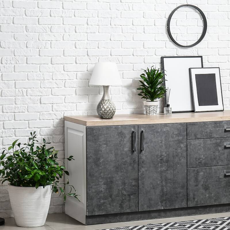 Diamond Base Ceramic Table Lamp with White Drum Shade - 20.5" - Silver