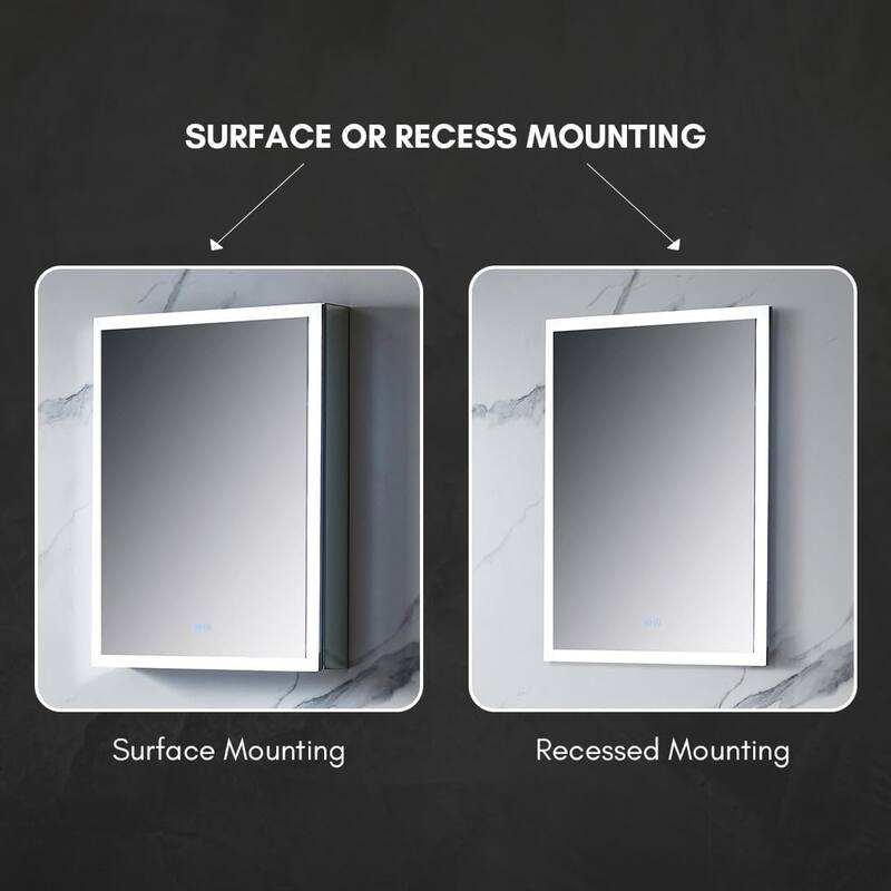 Blossom LED Mirror Medicine Cabinet with Lights