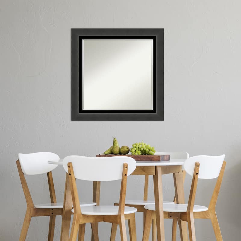 Beveled Wall Mirror - Tuxedo Black Frame - Tuxedo Black