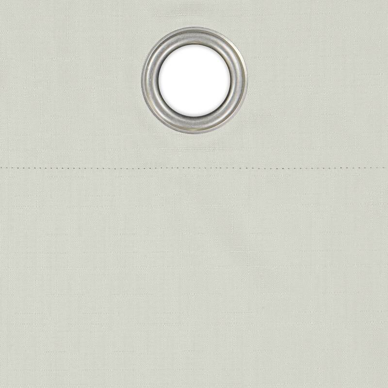 Eclipse Khloe 100% Absolute Zero Blackout Solid Textured Thermaback Curtain Single Panel