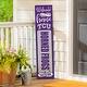 preview thumbnail 2 of 14, 47" Double Sided Seasonal Porch Leaner, Texas Christian University - 47" x 11.25"