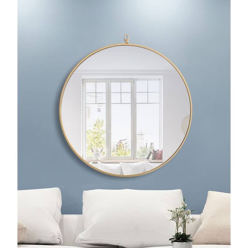 Elegant Lighting Eternity 28" Diameter Circular Metal Framed Wall