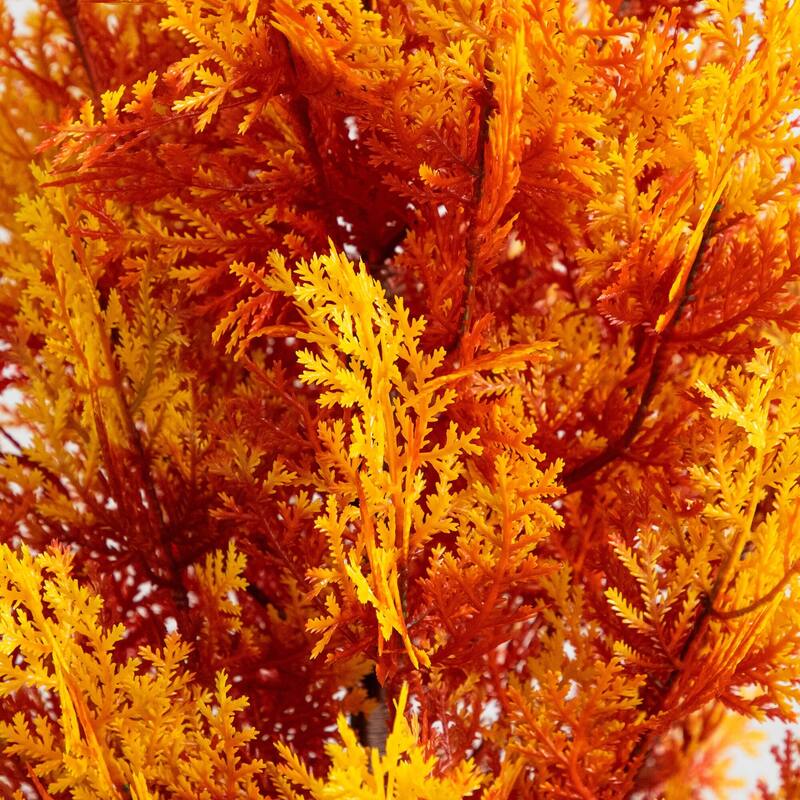 Artificial Autumn Cedar Fall Tree - 4'