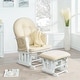 preview thumbnail 3 of 54, Ultimate Nursery Comfort - Glider and Ottoman Set with Reclining Cushion Chair, Rocker Chair with Padded Back and Armrests