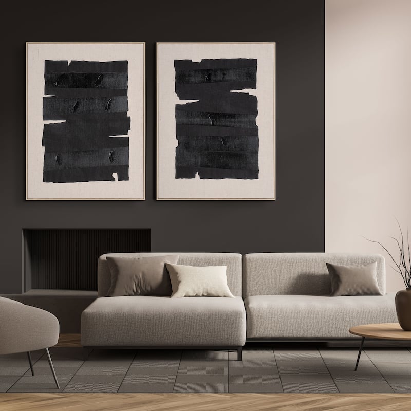 Echoes of Shadows I, Hand Painted Canvas