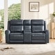 preview thumbnail 84 of 85, Leo Power Wall Hugger Reclining Sofa with Multi-Function Console