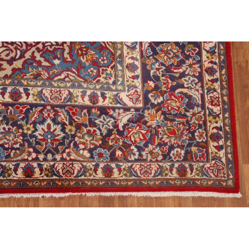 Traditional Najafabad Persian Vintage Rug Handmade Wool Carpet - 9'10"x 13'5"