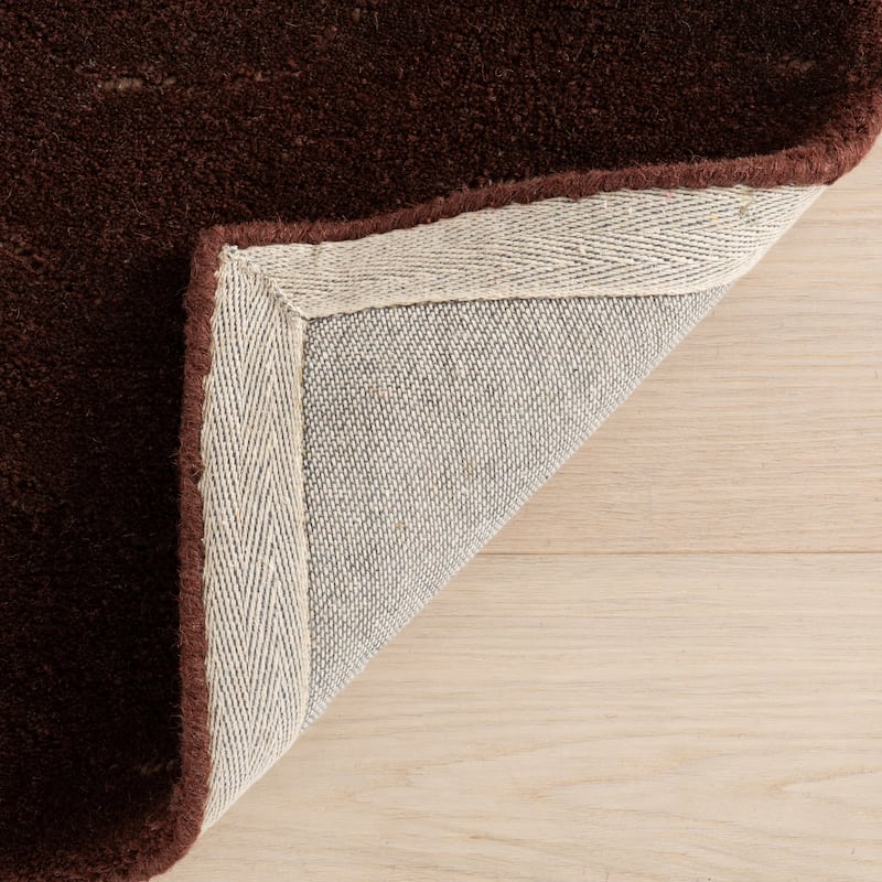 Nuloom Gailia Solid Wool Cozy Area Rug