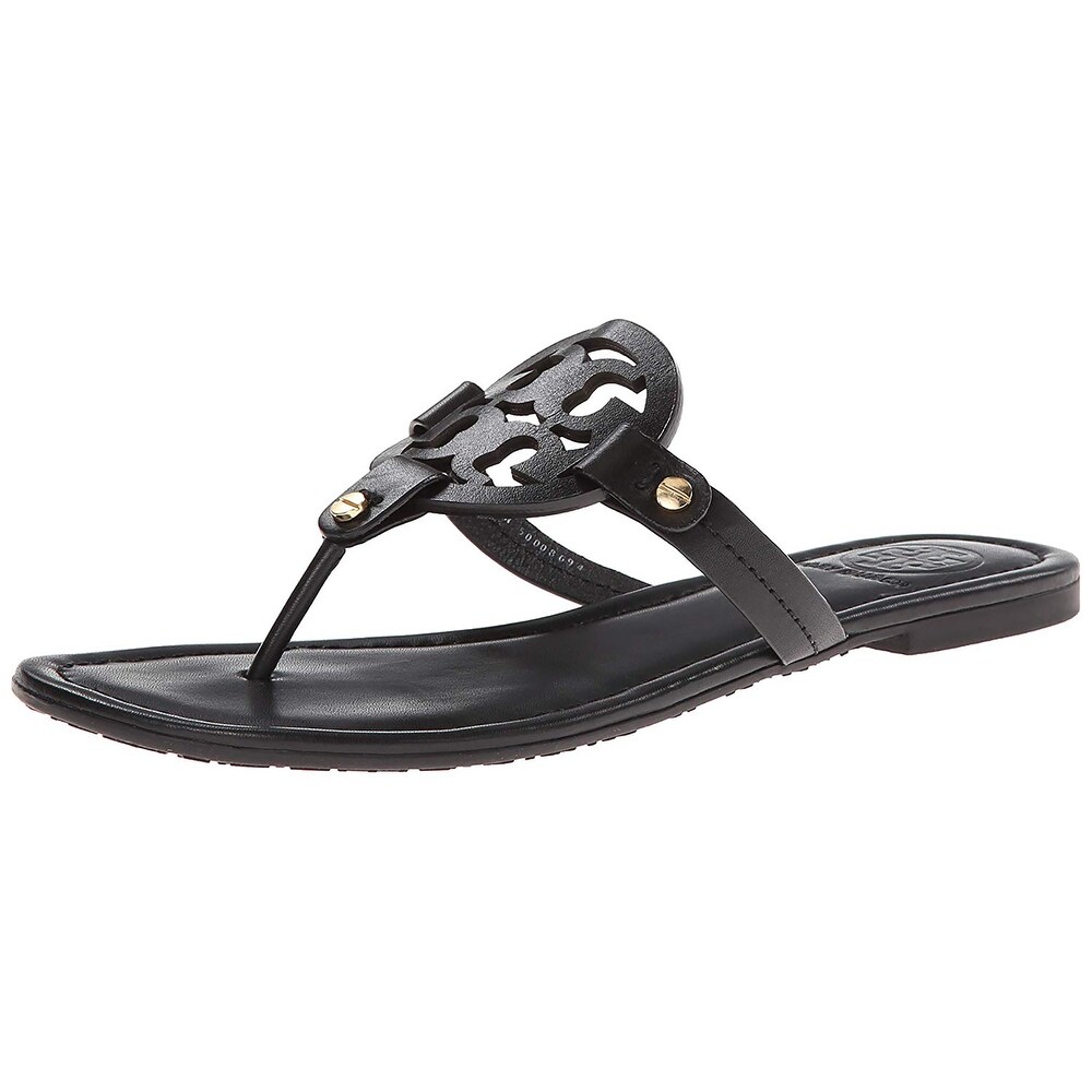 thick black sandals