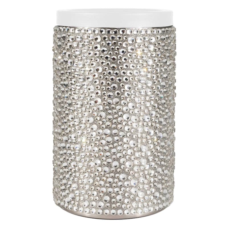 Sparkles Home Strass Rhinestone Can Insulator - Silver