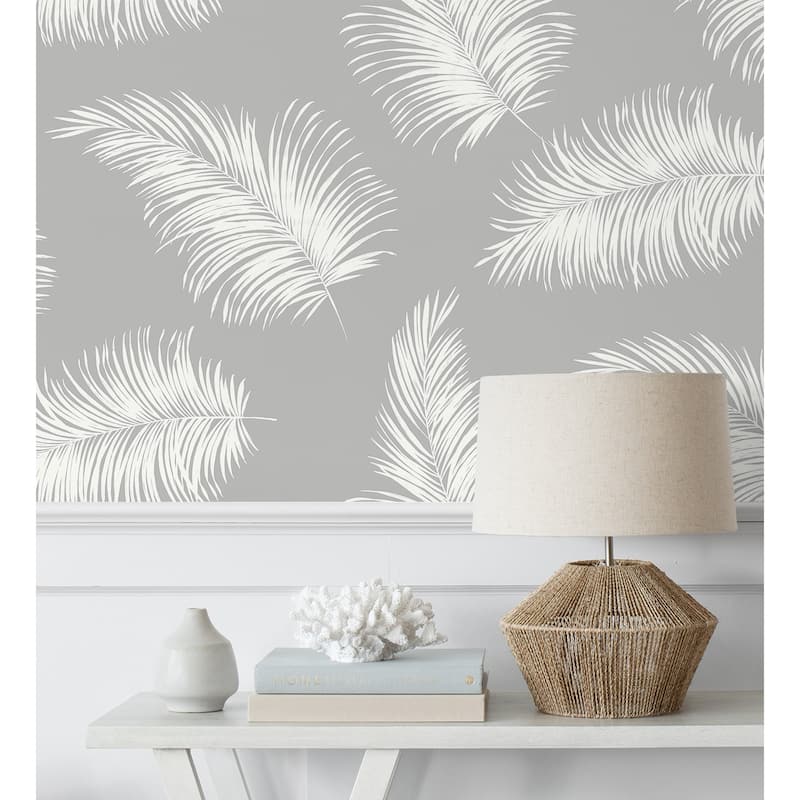 Luxe Haven Tossed Palm Peel and Stick Wallpaper