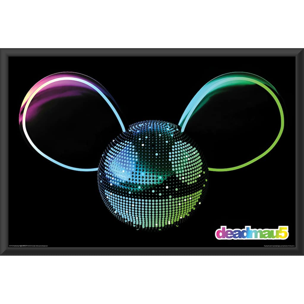 DeadMau5 - Logo Framed Art Poster - 24 x 36 Inch