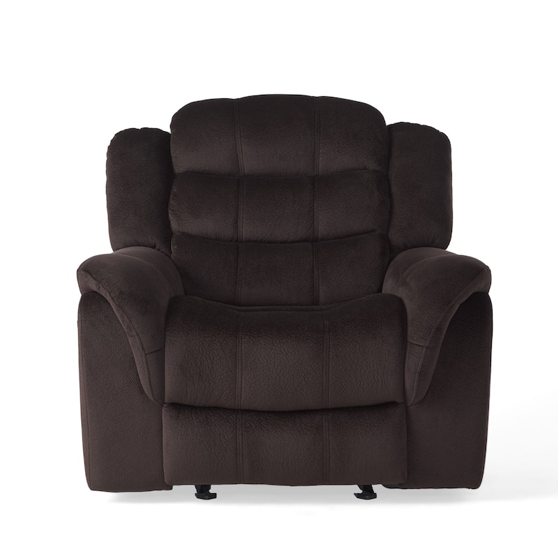 Hawthorne Steel Glider Recliner by Christopher Knight Home
