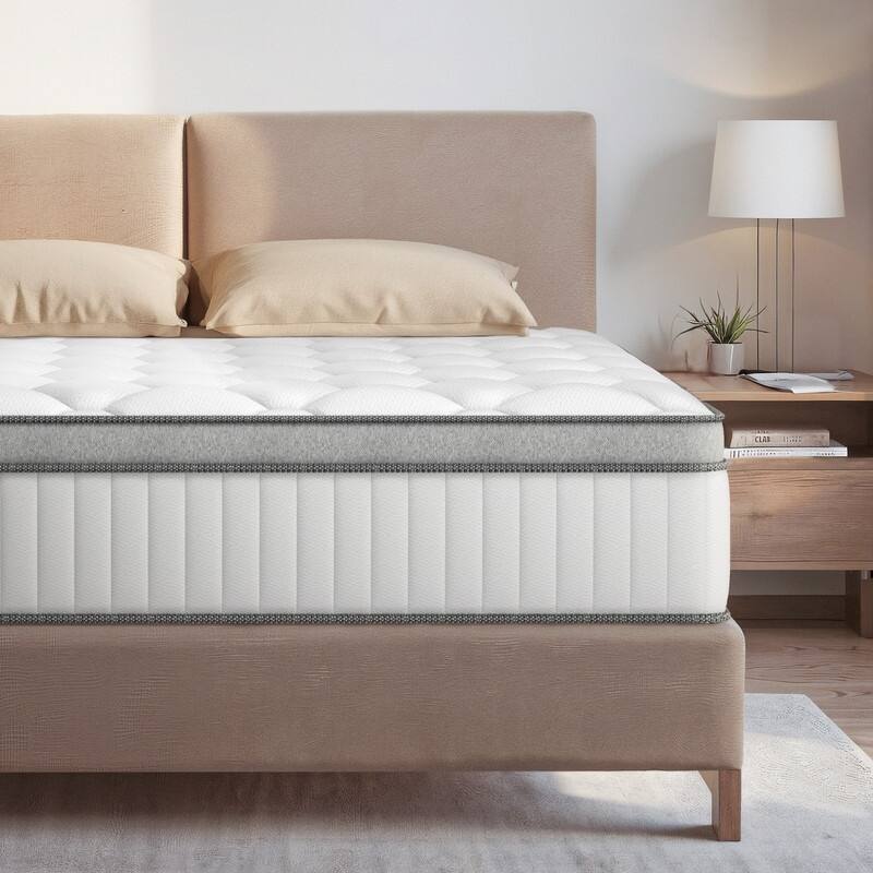 SweDrea 12 in. Firm Gel Memory Foam Mattress with CertiPUR-US and Oeko-TEX , Featuring Bamboo Charcoal Absorption.