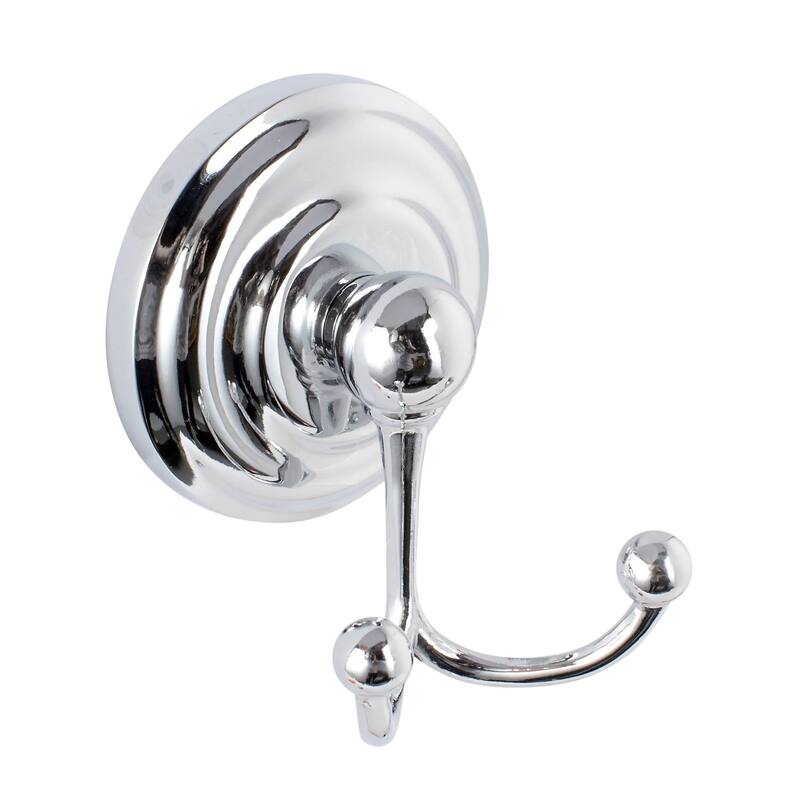 Sure-Loc BL-RH2 Boulder Double Robe Hook - Polished Chrome