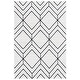 preview thumbnail 41 of 154, SAFAVIEH Adirondack Benilda Modern Geometric Rug 2'6" x 4' - Ivory/Black