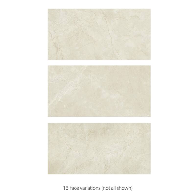 Merola Tile Reve Beige 23-1/2" x 47-1/8" Porcelain Floor and Wall Tile