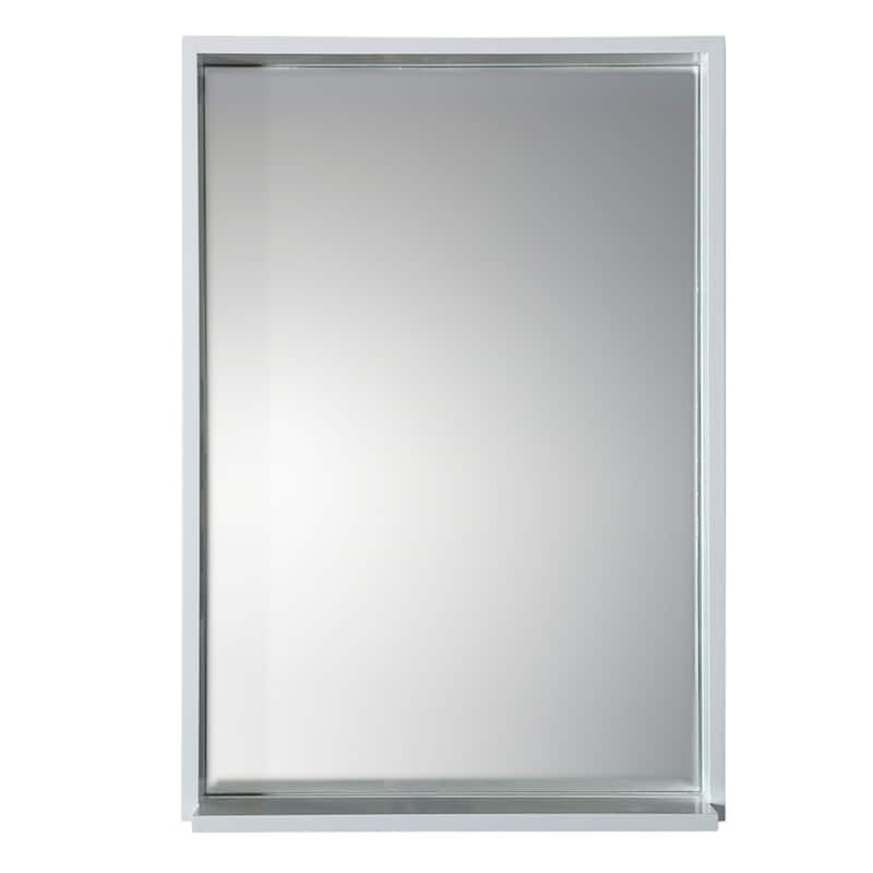 Fresca Allier 31-1/2" x 21-5/8" Plywood Framed Mirror with Shelf