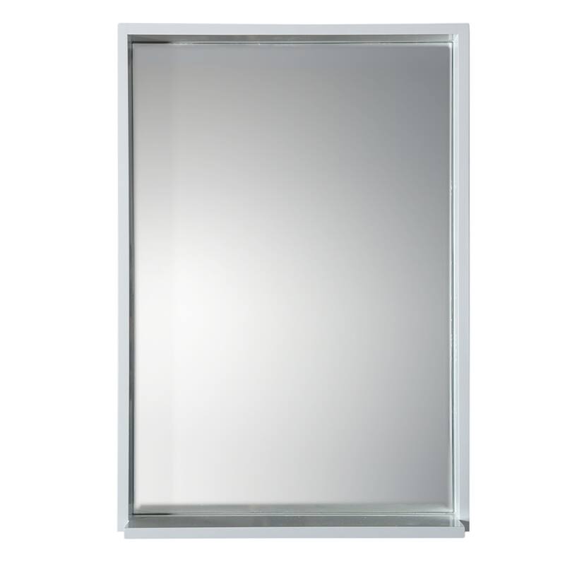 Fresca Allier 31-1/2" x 21-5/8" Plywood Framed Mirror with Shelf