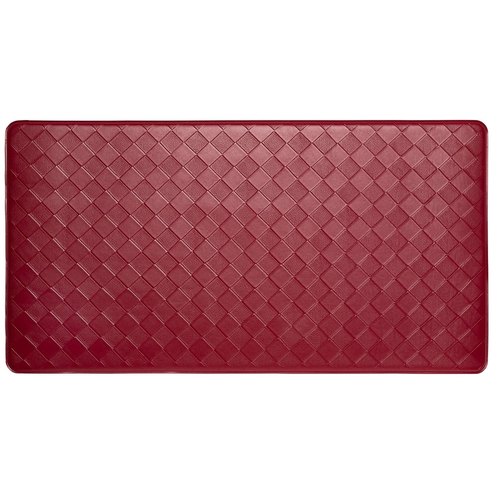 Home Dynamix Trenton Solace Traditional Diamond Textured Kitchen Mat