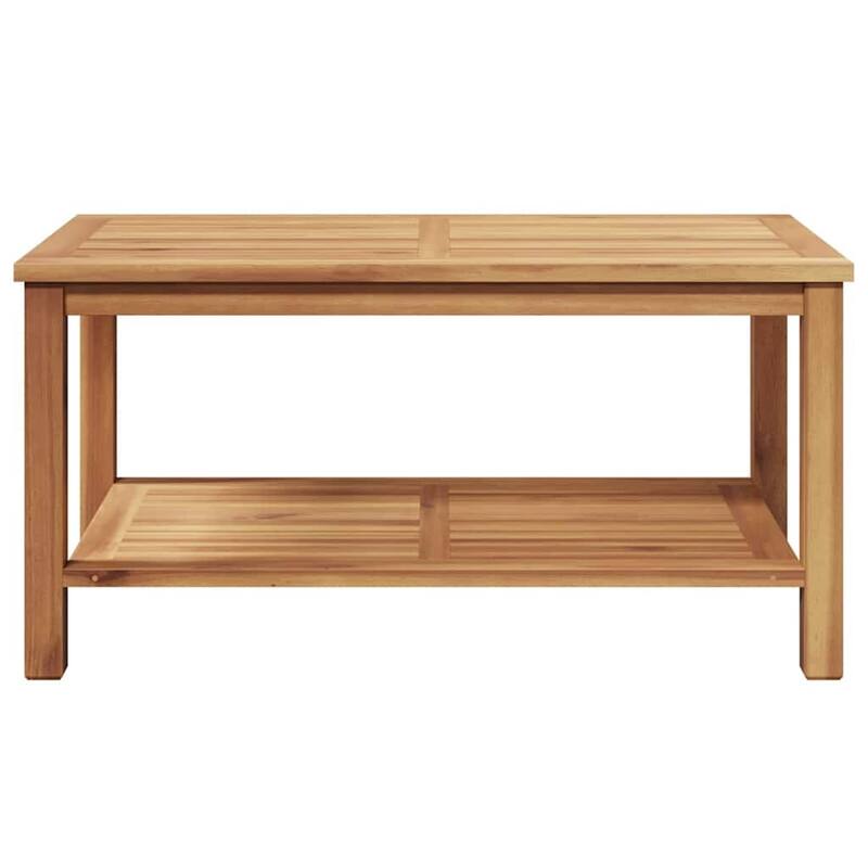 vidaXL Coffee Table Brown Solid teak wood