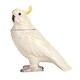 preview thumbnail 3 of 2, Ceramic Cockatoo Jar - 8.9"L x 4.4"W x 9.3"H - 8.9"L x 4.4"W x 9.3"H