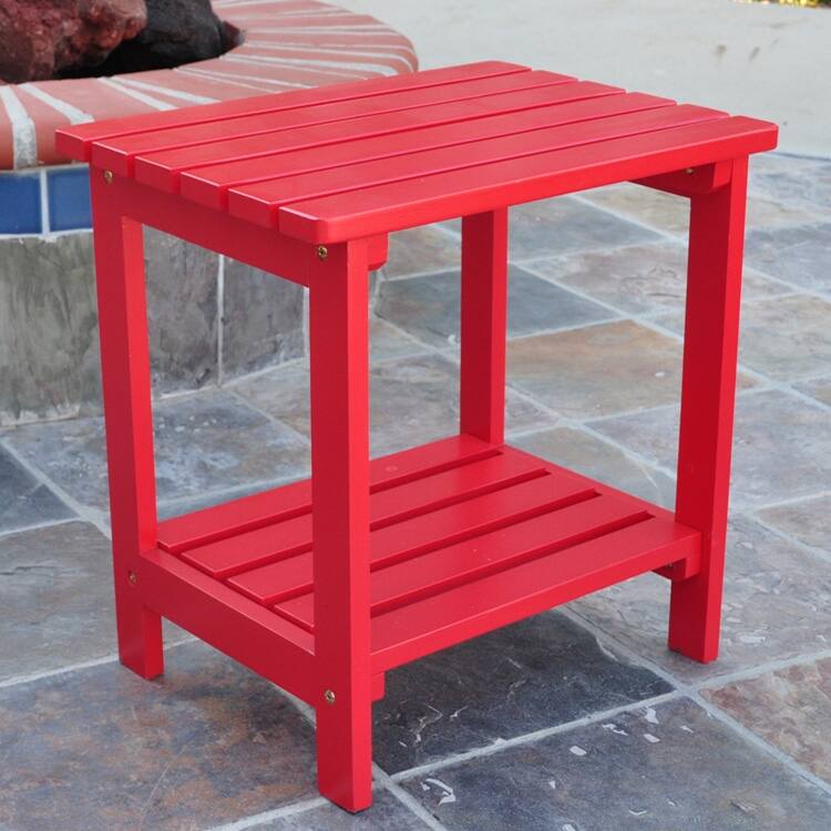 Luca 19.75" Rectangular Outdoor Patio Side Table