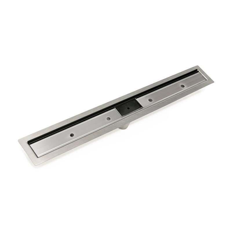 Infinity Drain FFST 42 42" FFST Slot Linear Drain Kit - Satin Stainless